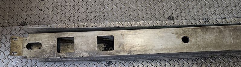 65 - 80 ROLLS ROYCE SILVER SHADOW REAR BUMPER REINFORCEMENT Bar AND CHROME FACE
