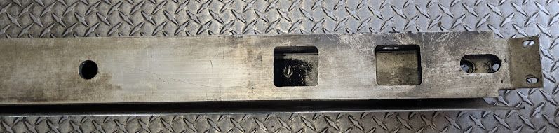 65 - 80 ROLLS ROYCE SILVER SHADOW REAR BUMPER REINFORCEMENT Bar AND CHROME FACE