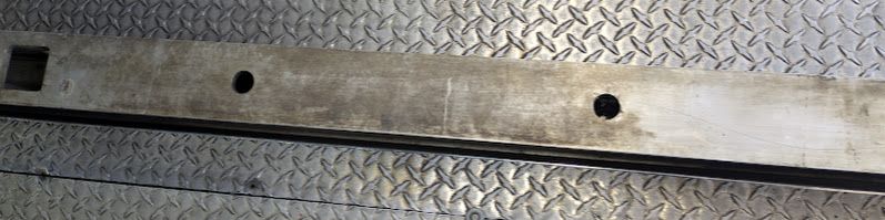 65 - 80 ROLLS ROYCE SILVER SHADOW REAR BUMPER REINFORCEMENT Bar AND CHROME FACE