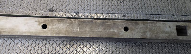 65 - 80 ROLLS ROYCE SILVER SHADOW REAR BUMPER REINFORCEMENT Bar AND CHROME FACE