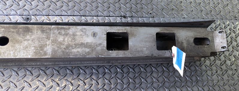 65 - 80 ROLLS ROYCE SILVER SHADOW REAR BUMPER REINFORCEMENT Bar AND CHROME FACE