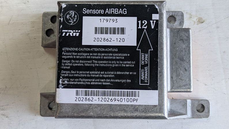 Ferrari 360 SPIDER PART SEAT BELT CONTROL UNIT 179793
