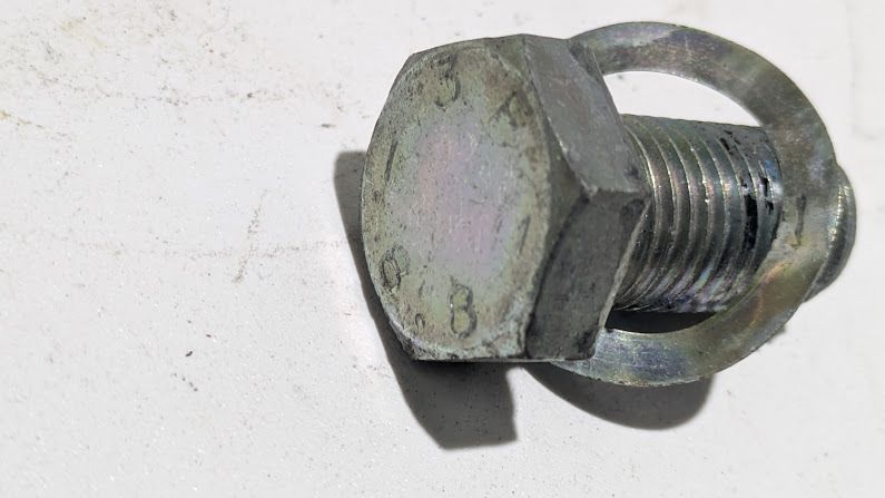 FERRARI 360   SPIDER PARTS  DRIVER SIDE SEAT BELT ANCHOR BOLT