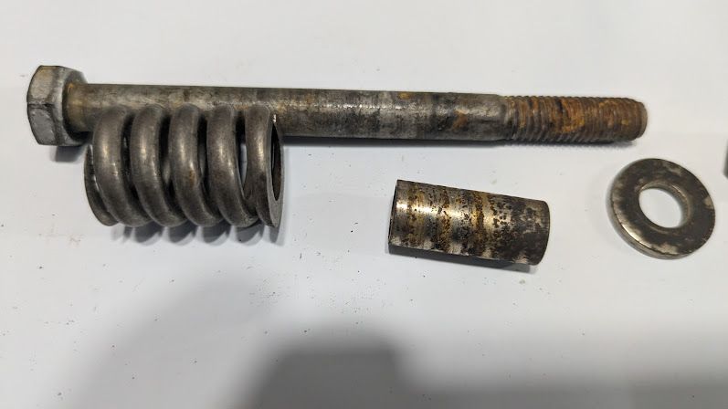 FERRARI 575M FRONT exhaust PIPE MUFFLER BOLTS AND SPRING 111743