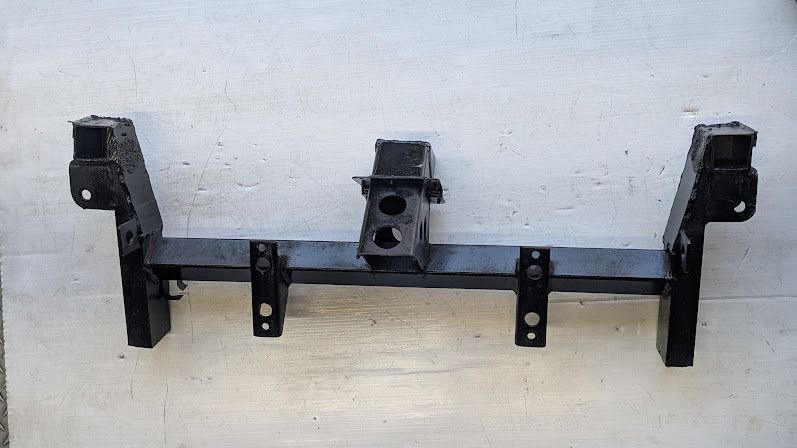 FERRARI 308 PARTS SPARE TIRE RACK AND PINION MOUNTING BASE FRAME