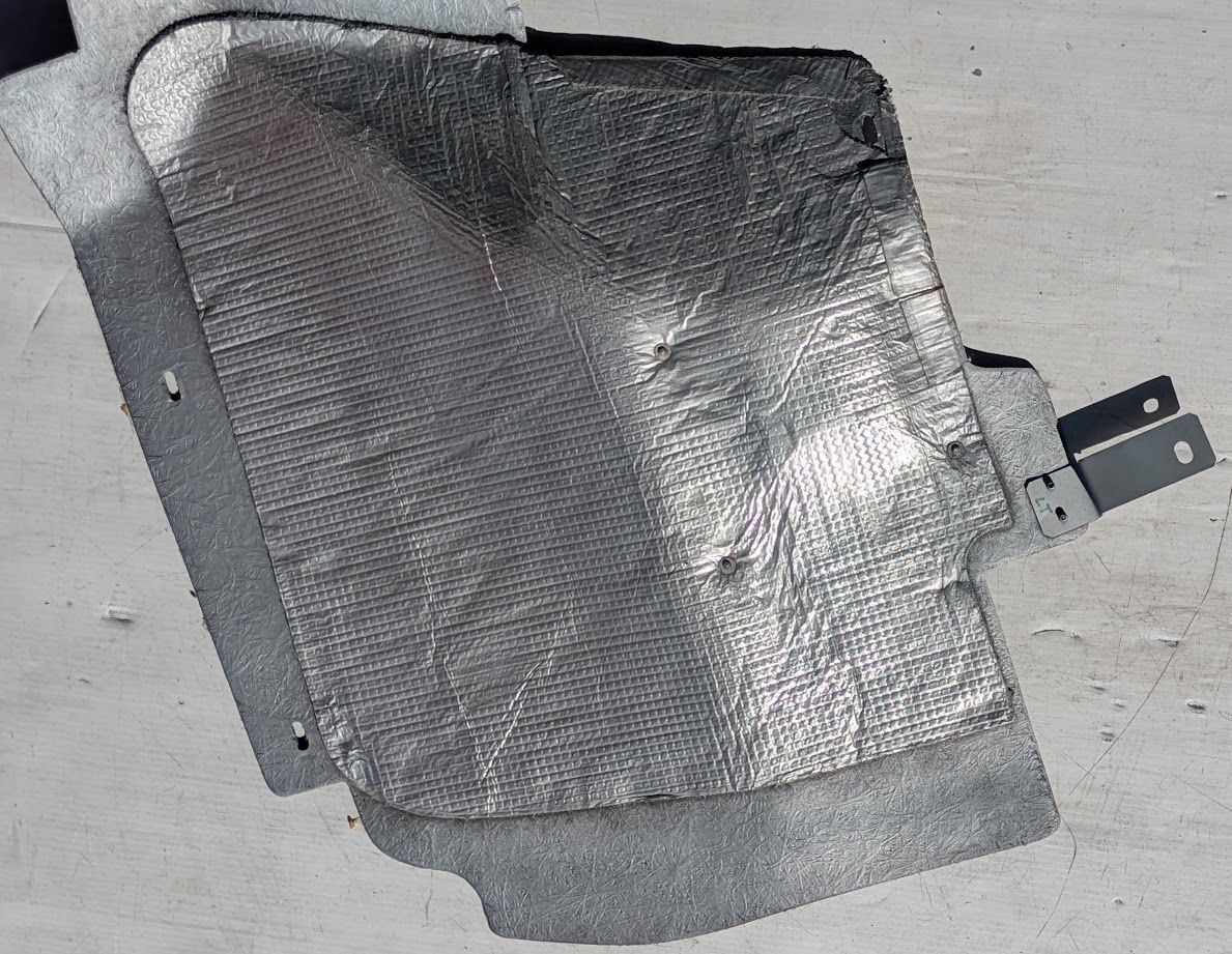 FERRARI 360 SPIDER PARTS LEFT EXHAUST MANIFOLD HEAT INSULATION SHIELD 184300 img