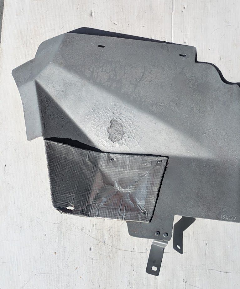 FERRARI 360 SPIDER PARTS LEFT EXHAUST MANIFOLD HEAT INSULATION SHIELD 184300