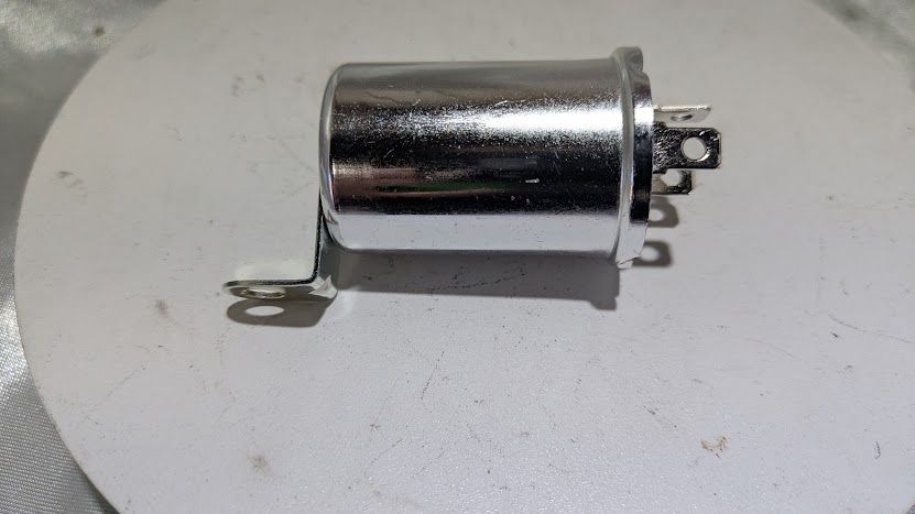 Ferrari 330 365 part TURN SIGNAL FLASHER RELAY VINTAGE 3 pron 43WATTS