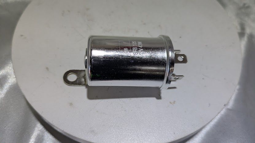Ferrari 330 365 part TURN SIGNAL FLASHER RELAY VINTAGE 3 pron 43WATTS