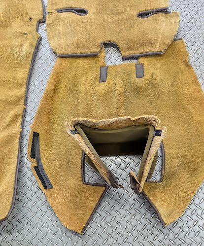 ROLLS ROYCE SILVER SHADOW II PART  CABIN CARPET GOLD BROWN