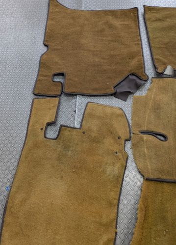 ROLLS ROYCE SILVER SHADOW II PART  CABIN CARPET GOLD BROWN