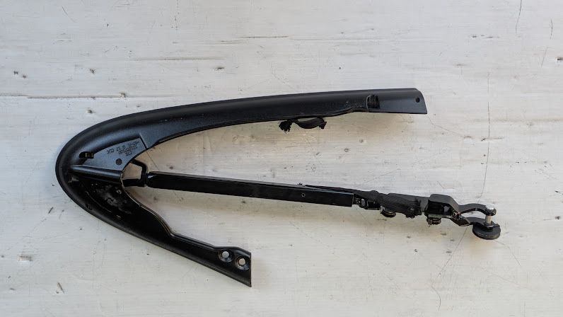 FERRARI 360 SPIDER PARTS CAPOTE CONVERTIBLE TOP LEFT REAR FRAME CORNER 1L