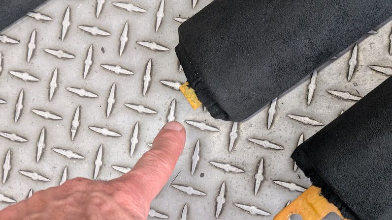 Ferrari 360 spider Upper WINDSHIELD TRIM AND A POST INNER COVERS YELLOW STITCHING