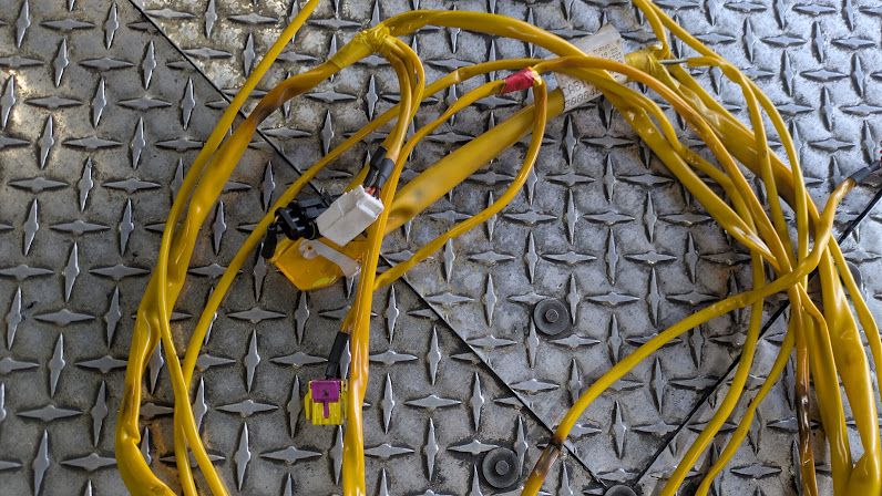 FERRARI 360 SPIDER PART, SAFETY SYSTEM CABLES WIRING HARNESS