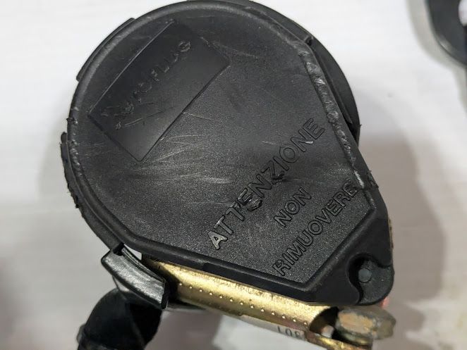FERRARI 308 GTSi  SEAT BELT SPOOL LEFT OR RIGHT SIDE 62551300L