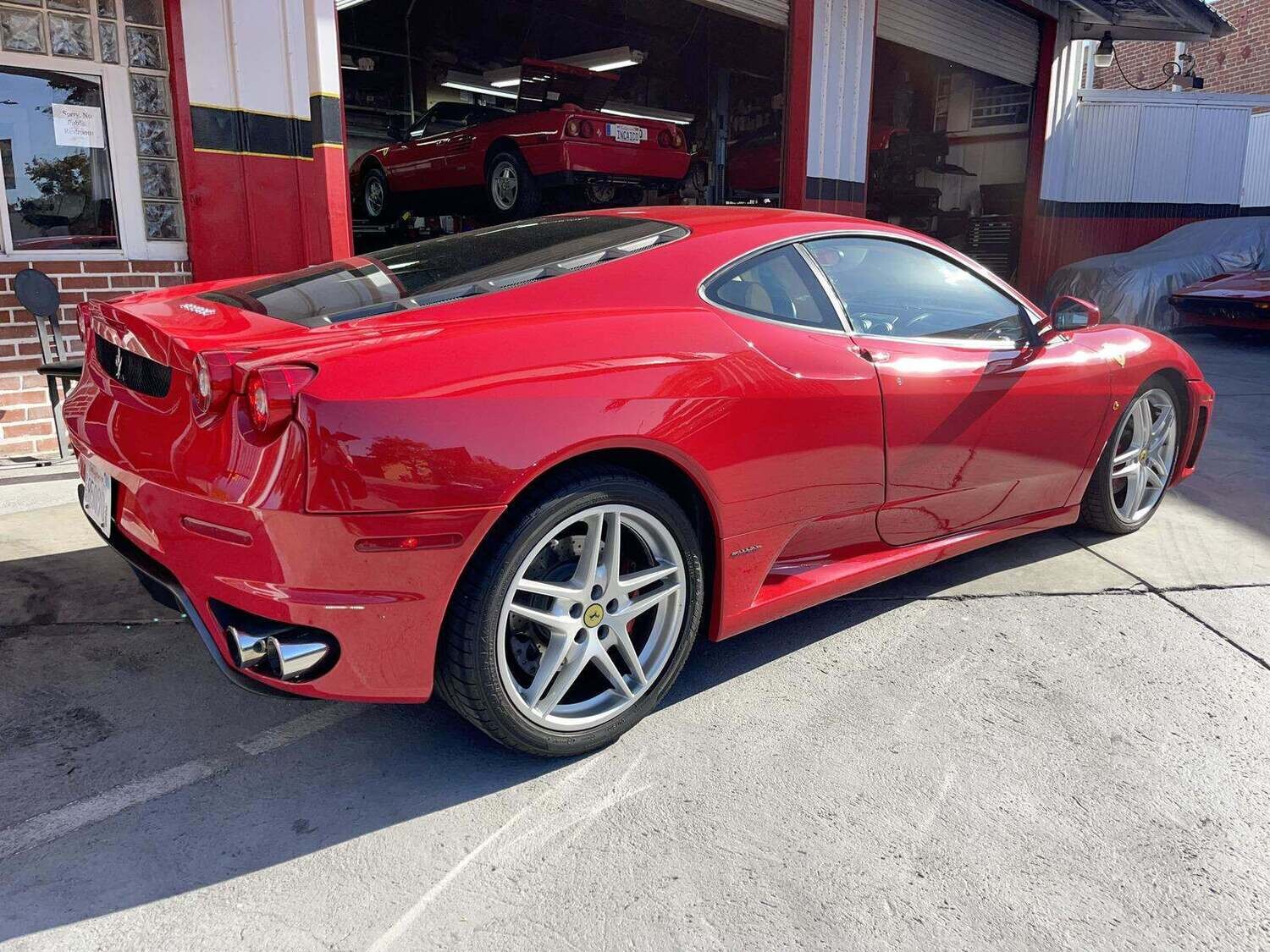 2005 FERRARI F430 F1 ROSSO CORSA OVER TAN CLEAN CARS FOR SALE 149900.00