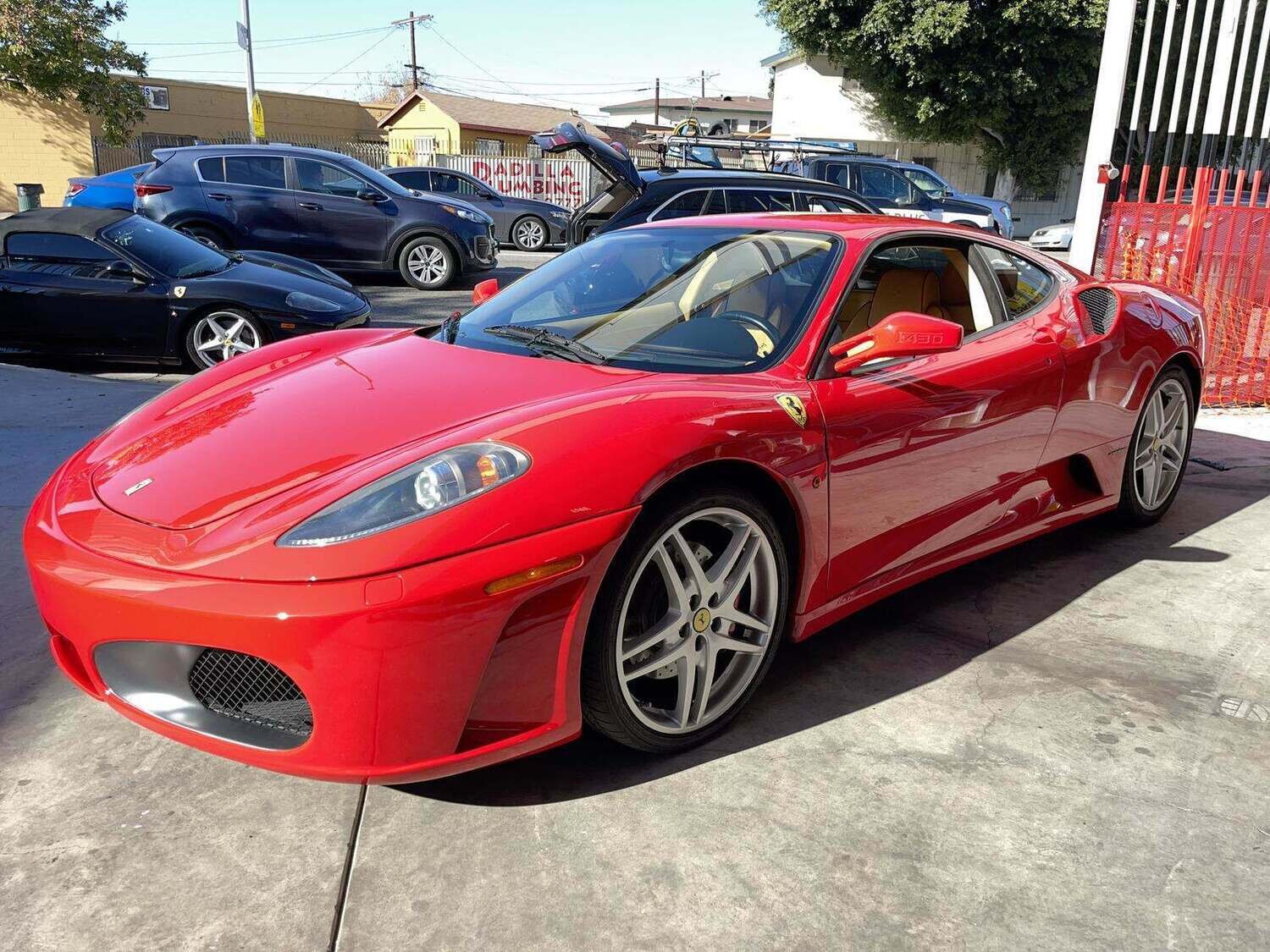 2005 FERRARI F430 F1 ROSSO CORSA OVER TAN CLEAN CARS FOR SALE 149900.00