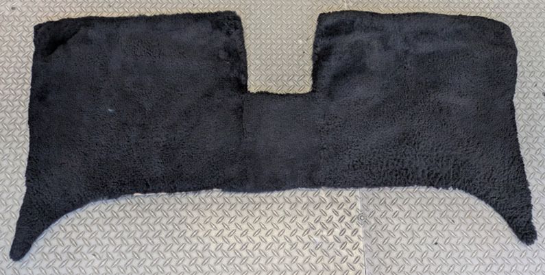 ROLLS ROYCE SILVER SPUR bentley Turbo R REAR lambswool overlay black 1 pc LWB