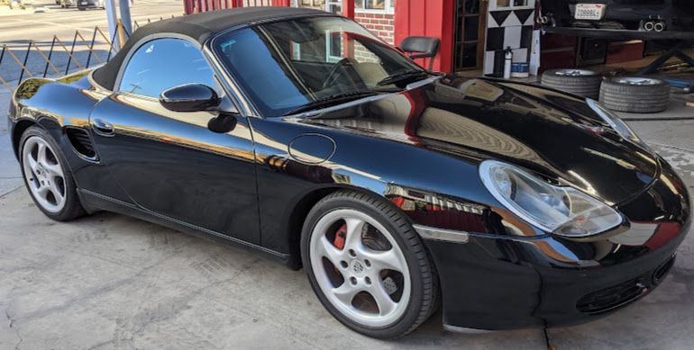 2002 PORSCHE BOXSTER S . VERY CLEAN BLACK ON BLACK $11,500.00