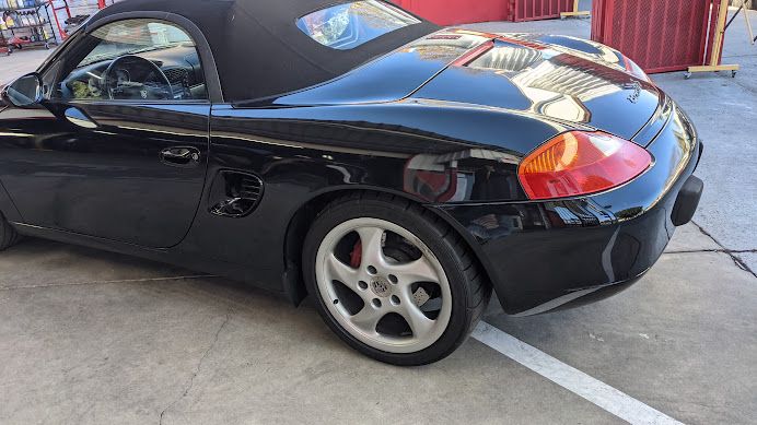2002 PORSCHE BOXSTER S . VERY CLEAN BLACK ON BLACK $11,500.00