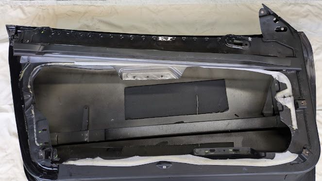 FERRARI 360 COUPE SPIDER PARTS LEFT DOOR SHELL NERO DAYTONA NO ACCIDENTS 65909511