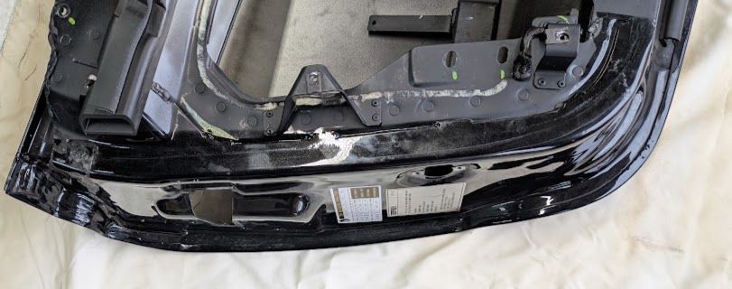 FERRARI 360 COUPE SPIDER PARTS LEFT DOOR SHELL NERO DAYTONA NO ACCIDENTS 65909511