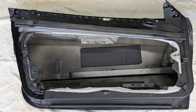 FERRARI 360 COUPE SPIDER PARTS LEFT DOOR SHELL NERO DAYTONA NO ACCIDENTS 65909511