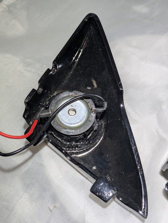 FERRARI 360 SPIDER PARTS TWIEETER COVER CARBON FIBER PAIR