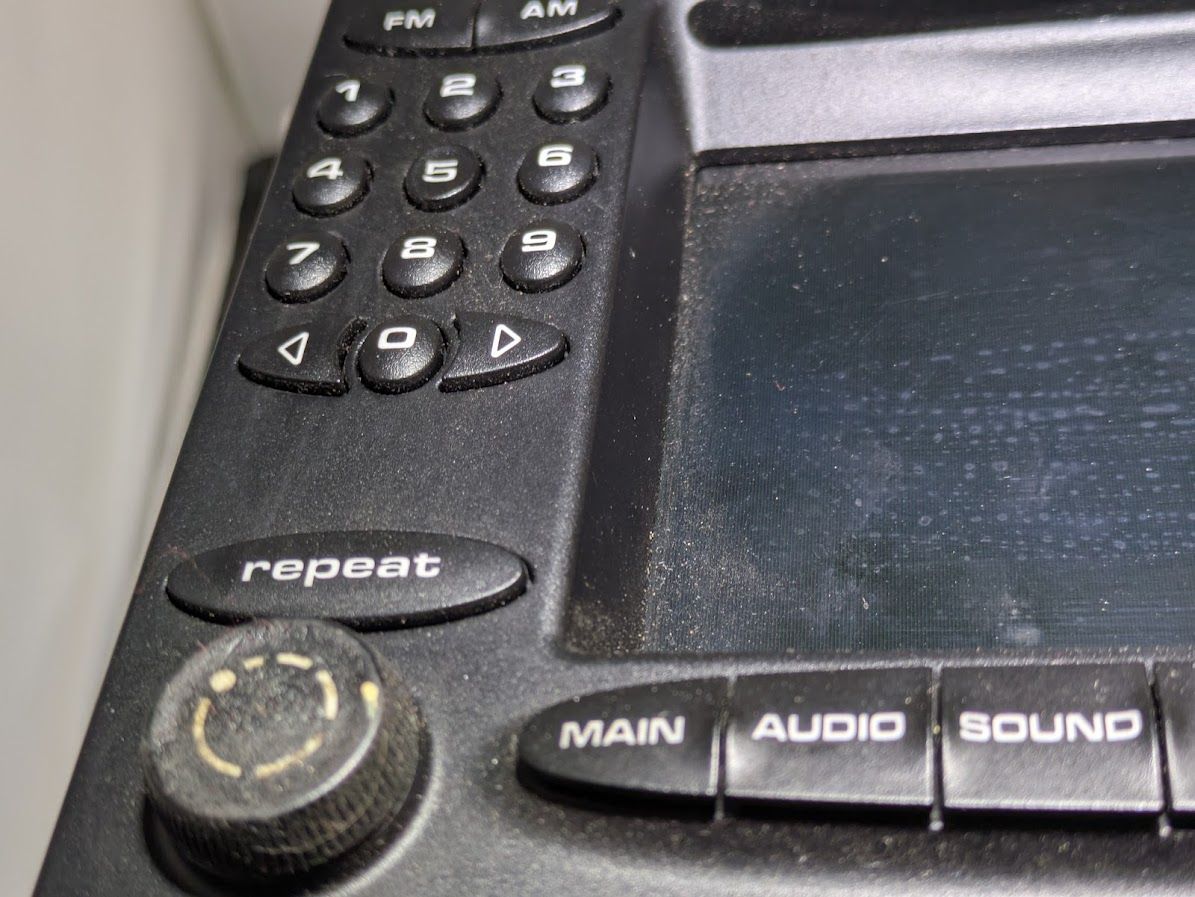 PORSCHE  911 996 986for PARTS RADIO HEAD 99664223405