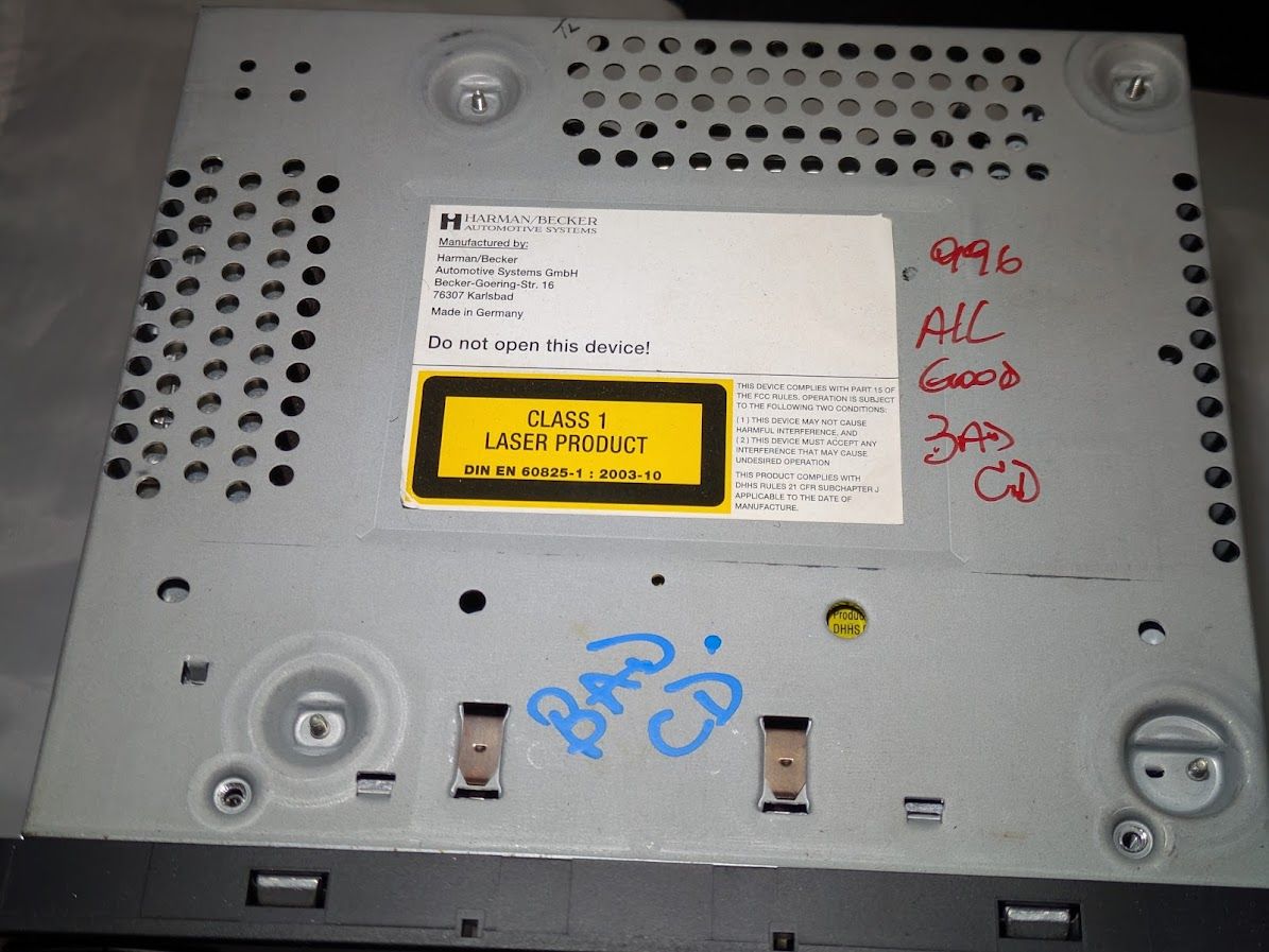 PORSCHE  911 996 986for PARTS RADIO HEAD 99664223405