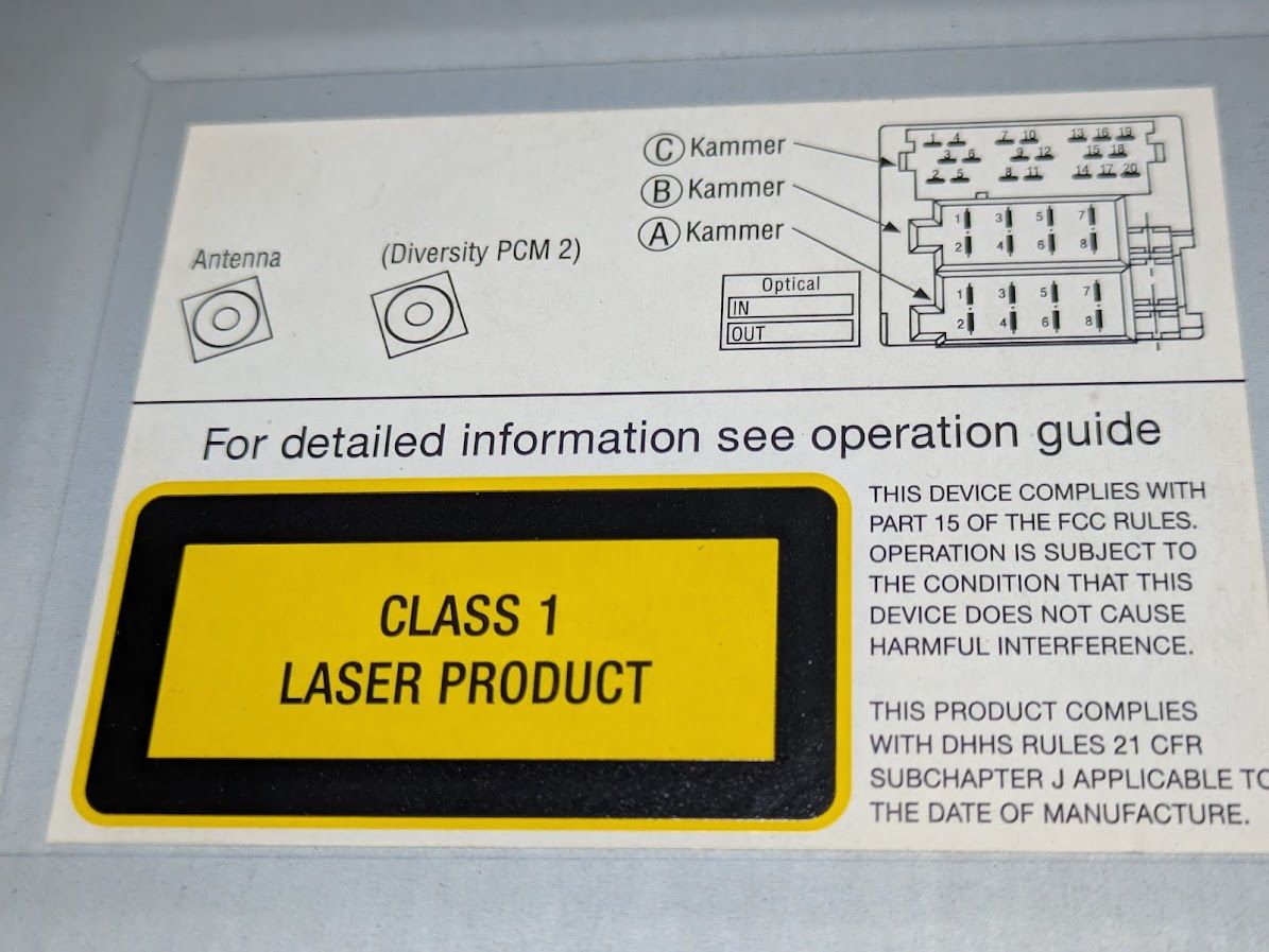 PORSCHE  911 997 for PARTS RADIO HEAD 99764214110