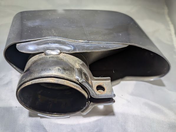 PORSCHE  911 997 EXHAUST TIP ORIGINAL RIGHT SIDE 07-09 TURBO 99711125202