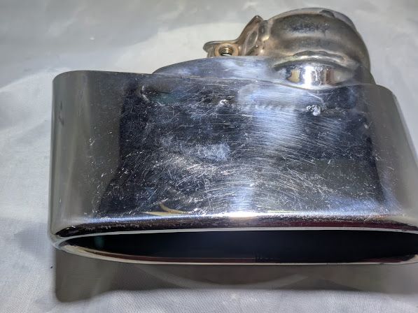 PORSCHE  911 997 EXHAUST TIP ORIGINAL LEFT SIDE 07-09 TURBO 99711125102
