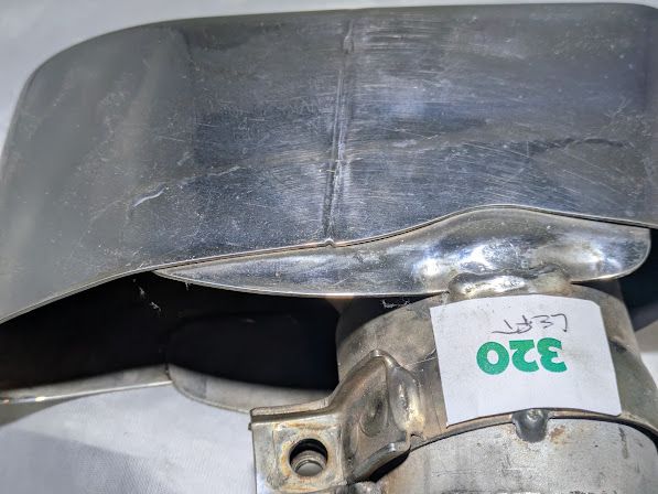 PORSCHE  911 997 EXHAUST TIP ORIGINAL LEFT SIDE 07-09 TURBO 99711125102