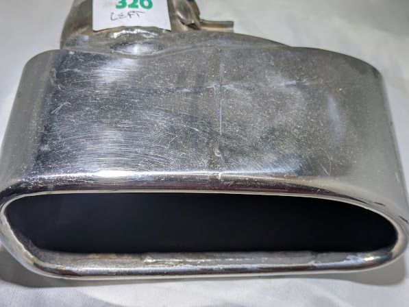 PORSCHE  911 997 EXHAUST TIP ORIGINAL LEFT SIDE 07-09 TURBO 99711125102