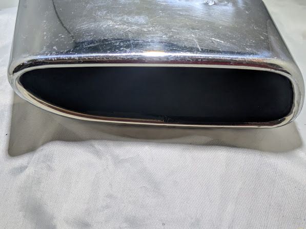PORSCHE  911 997 EXHAUST TIP ORIGINAL LEFT SIDE 07-09 TURBO 99711125102