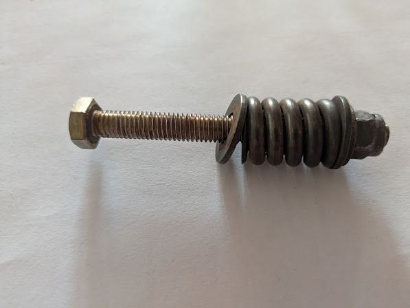 FERRARI 360 MODENA SPIDER  exhaust PIPE  BOLTS AND SPRING 111743 16044834