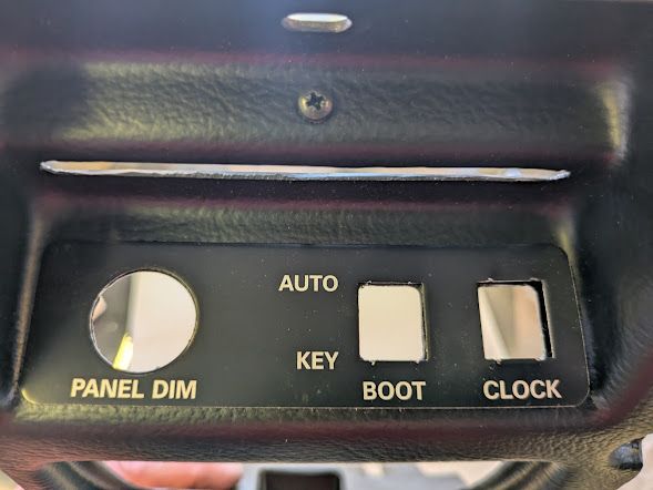 Rolls Royce Silver Spirit Spur BENTLEY glove box INSIDE COVER PANEL