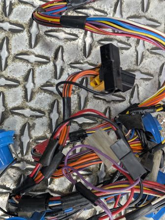 ROLLS ROYCE SILVER SPUR BENTLEY MULSANNE TRUNK LID LIGHTS WIRING HARNESS