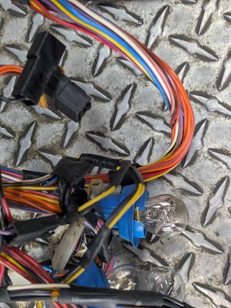 ROLLS ROYCE SILVER SPUR BENTLEY MULSANNE TRUNK LID LIGHTS WIRING HARNESS