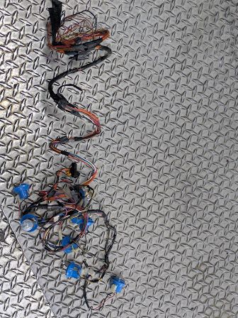 ROLLS ROYCE SILVER SPUR BENTLEY MULSANNE TRUNK LID LIGHTS WIRING HARNESS