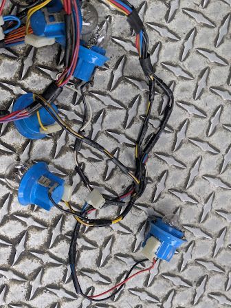 ROLLS ROYCE SILVER SPUR BENTLEY MULSANNE TRUNK LID LIGHTS WIRING HARNESS
