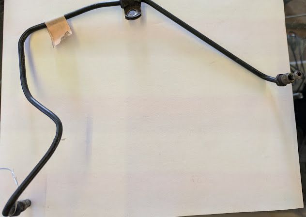 FERRARI 360 SPIDER PART BRAKE PIPE LEFT REAR