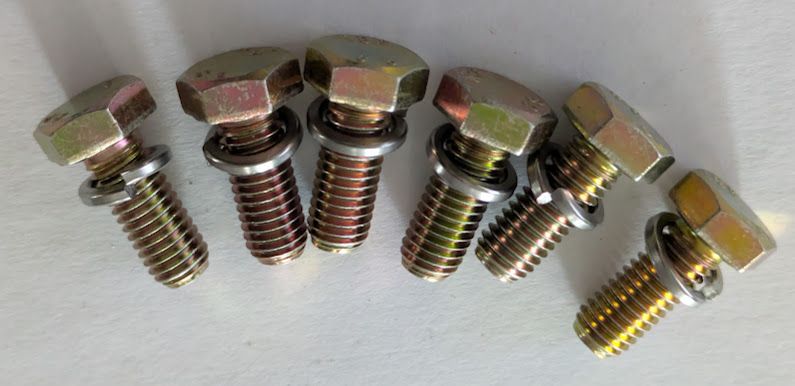 FERRARI 308 PARTS engine CLUTCH PLATE FASTENING BOLTS new