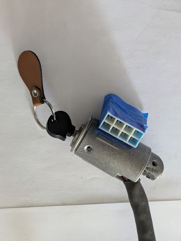 FERRARI 456M PART STEERING IGNITION SWITCH , TUMBLER AND KEY 164514