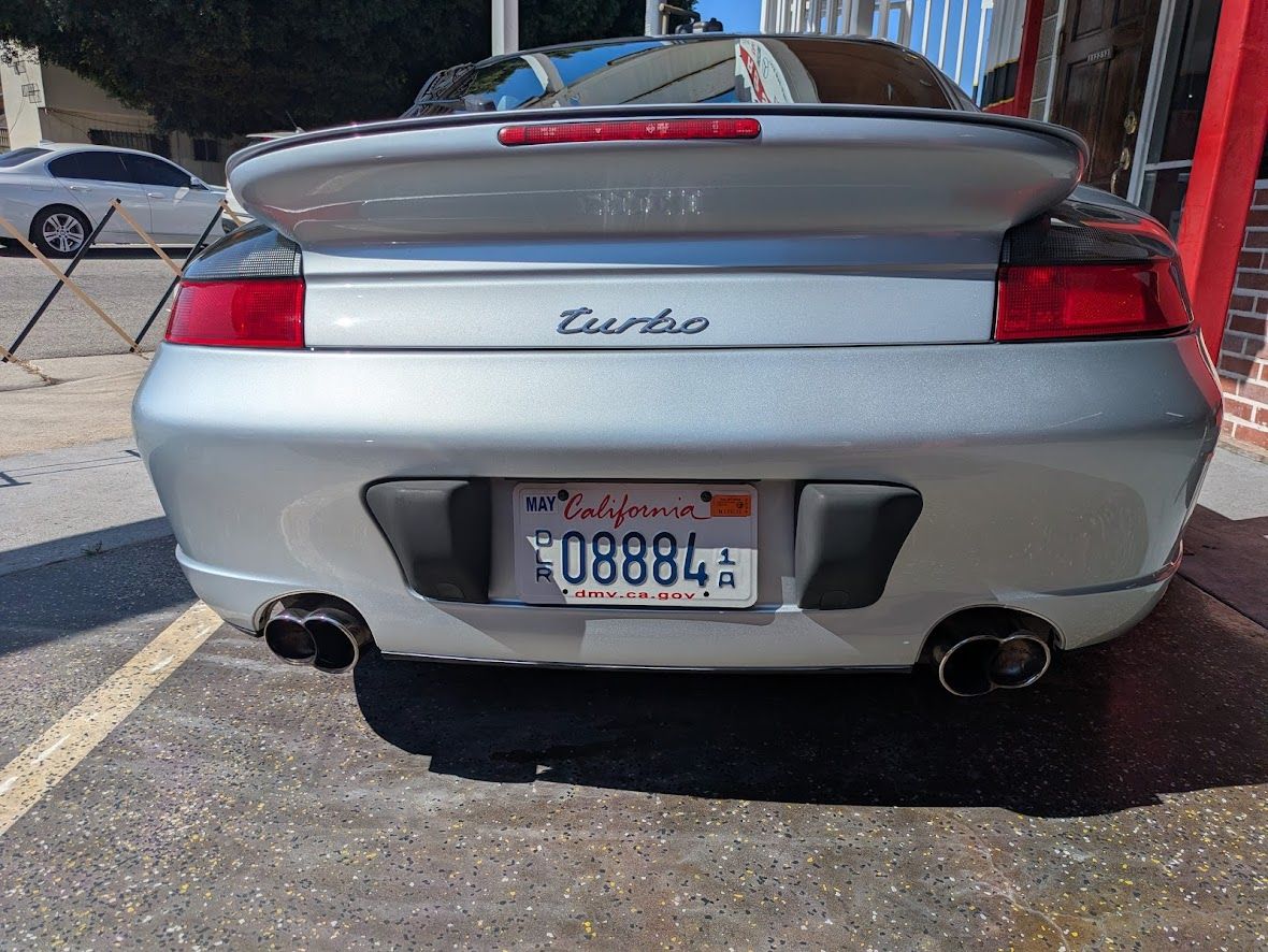 2003 PORSCHE 996 TT 911 VERY CLEAN ARTIC SILVER ON BLACK $95,000.00