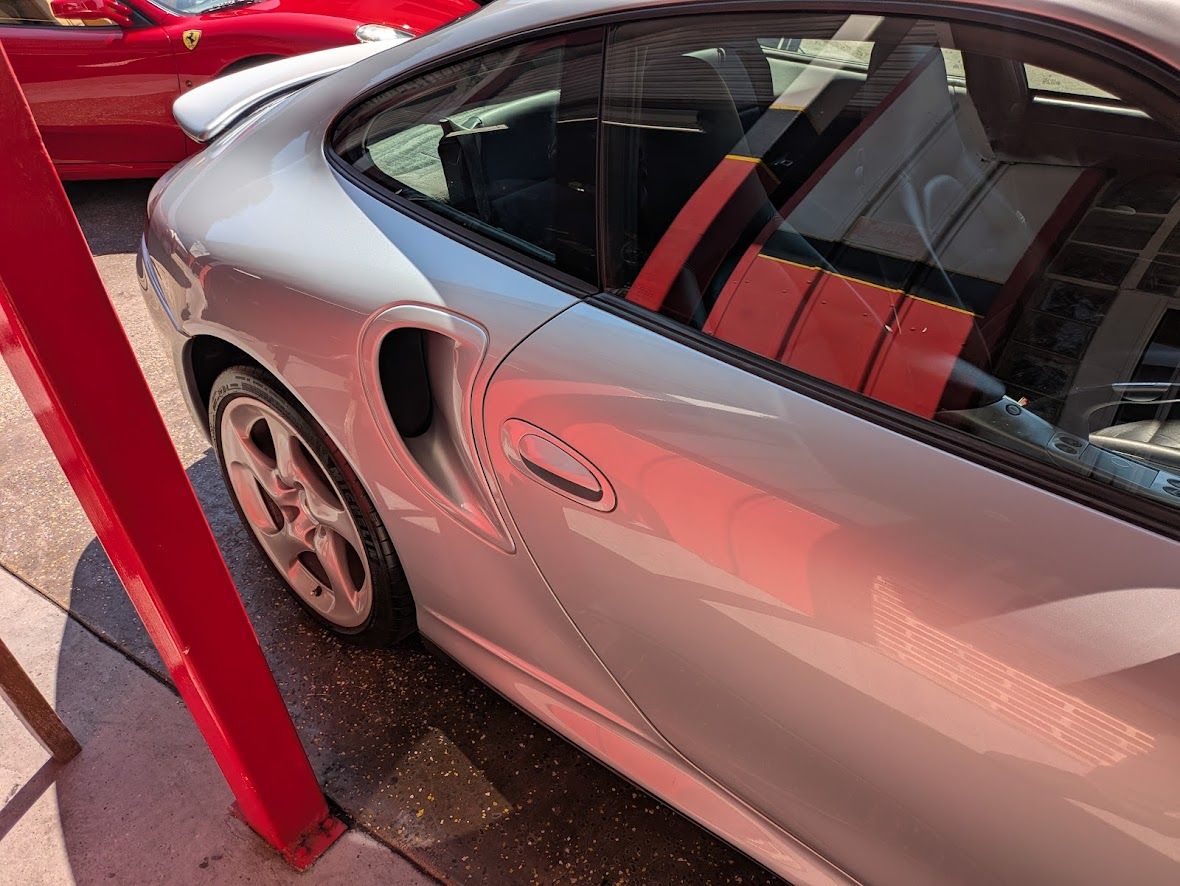 2003 PORSCHE 996 TT 911 VERY CLEAN ARTIC SILVER ON BLACK $95,000.00