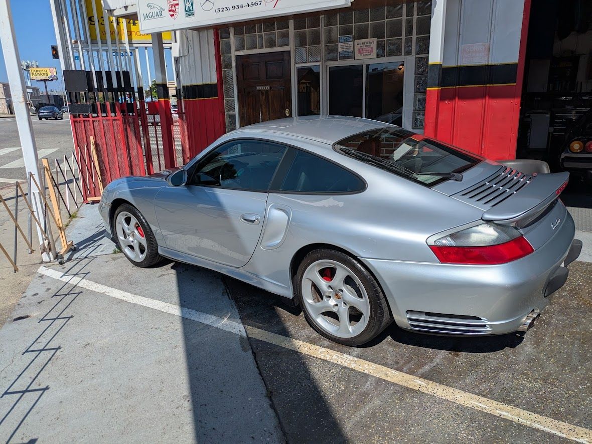 2003 PORSCHE 996 TT 911 VERY CLEAN ARTIC SILVER ON BLACK $95,000.00