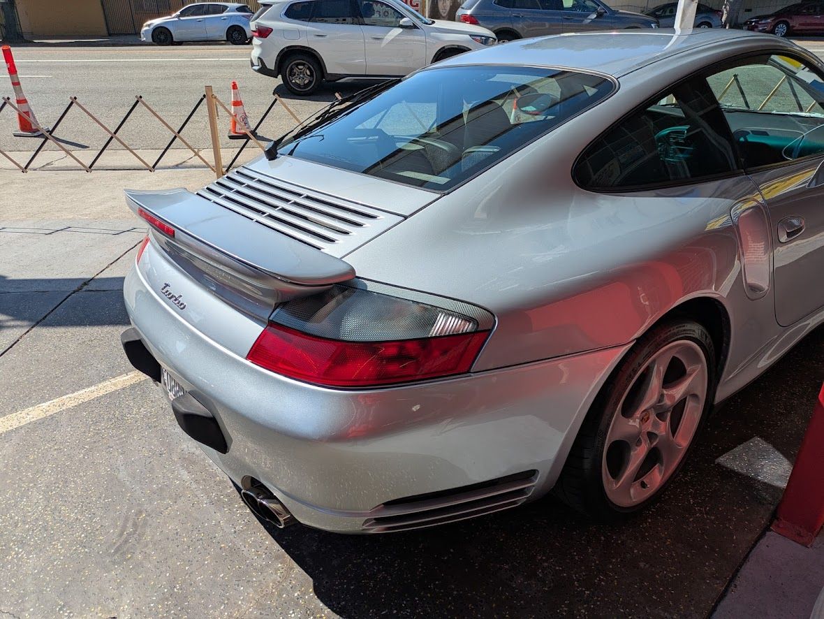2003 PORSCHE 996 TT 911 VERY CLEAN ARTIC SILVER ON BLACK $95,000.00