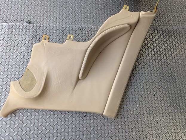 FERRARI  456M REAR SEAT SIDE PANELS ON LEATHER CREAM